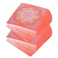 thumbnail image 5 of 40 hojas de servilletas pañuelo de papel patrón de Ramadán 4 capas de alta absorción para cena de fiesta rojo + patrón colorido, 5 of 5