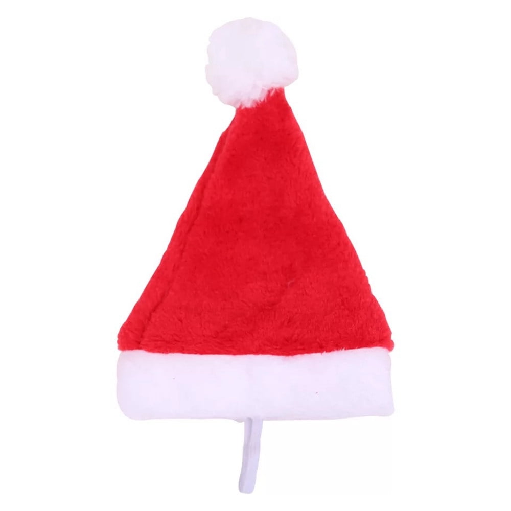 Snoopy Santa Hat with Hanging Ears and Bell Adjustable in Back  NEW 