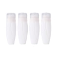 thumbnail image 3 of Raindrops  4 Pcs Empty Sub Bottle Travel Cosmetics Small Container White, 3 of 8