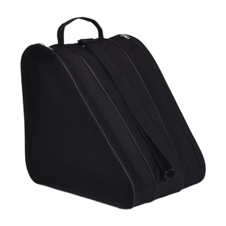 DimyFew Roller Skates Bag Oxford Skating Shoes Storage Bag for Adults Kids Women Men black
