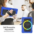 thumbnail image 6 of Dteck Case for Samsung Galaxy Tab S8 Plus 12.4 inch 2022 / S7 FE 12.4 inch 2021 & Tab S7 Plus 12.4" 2020 Tablet with Rotatable Kickstand&Hand Strap&Shoulder Strap&Screen Protector Case,Blue, 6 of 8