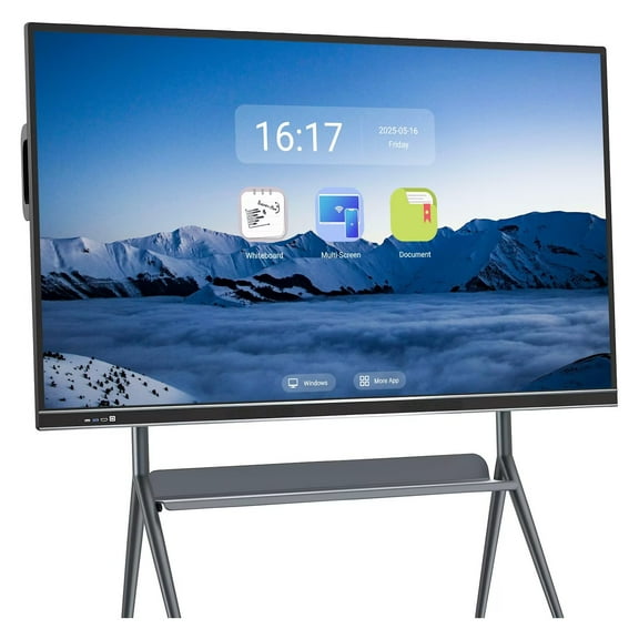 JYXOIHUB Smart TVs, 86 Inch All-In-One Touch Interactive Whiteboard Electronic Calendar, 4K UHD Wireless built-in camera Projection Player for Advertisin, office and Business