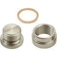thumbnail image 2 of SecosAutoparts Transmission sump drain plug (weld in) 12mm KIT STEEL BUNG & STEEL PLUG+WASHER, 2 of 7