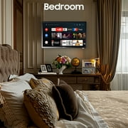 SYLVOX 12 Volt TV, 27 RV TV with Built-in DVD Player, 1080P Smart Google TV OS Free Download APPs, ATSC NTSC WiFi Bluetooth HDMI USB, AC/DC Powered (Trailer Series)
