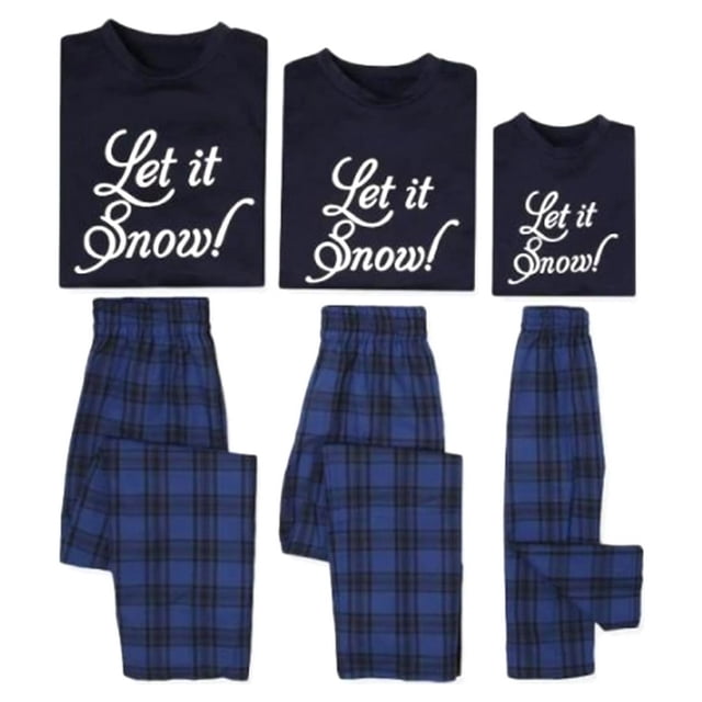 Famille Correspondant Pyjama de Noël Ensemble Coton Cerf Pyjamas de Nuit Papa Maman Enfants Bébé PJs