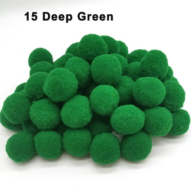 Mini pompones suaves y esponjosos de 8/10/15/20/25/30mm, bola de pompones hecha a mano, juguetes para niños, decoración de boda y Navidad, suministros para manualidades de costura DIY