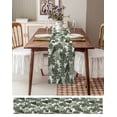 thumbnail image 3 of Ldtrchee Forests Tree Table Runner 72 Inches, Green Nature Plants Pine Maple Trees Bed Runner Dresser Scarves Tabletop for Indoor Outdoor Parties/Ceremony/Banquet, 18" x 72", 3 of 8