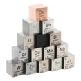 thumbnail image 5 of Uxcell Tungsten Cube Metal Element High Density Block Pure Periodic, Carbon, 1 Inch, 5 of 6