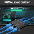 thumbnail image 3 of Divisor Ethernet PVBCTCSID 1 a 4 1000 Mbps con cable USB, 3 of 7
