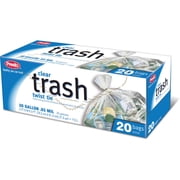 Presto Clear Large Trash Bags, 30 Gallon, 20 count