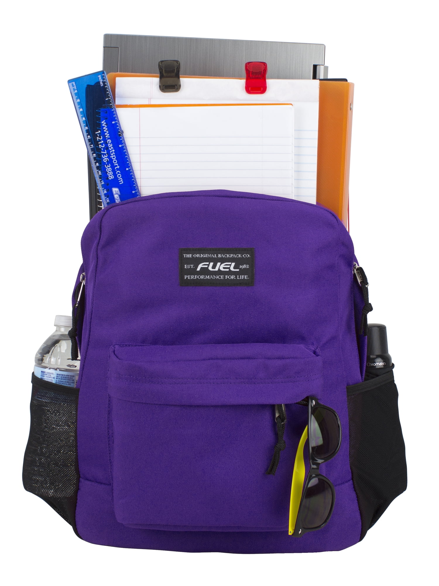 Fuel Unisex Legacy Everyday Classic Backpack, Purple