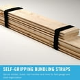 thumbnail image 5 of VELCRO Brand ONE-WRAP® Heavy Duty Ties, Reusable Pre-Cut and Self Gripping For Bundling Hoses, Extension Cords, 3 Ties, 23” x 7/8”, Black 90700, 5 of 8