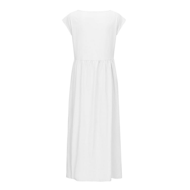 elegant white graduation dresses with sleeves Sky to Moon Blaire White Satin Maxi Dress | Ivory Babydoll Tiered Fit-and-Flare A-Line Corset Top