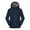 Navy, variant on Women's Hardshell Jacket, Thin Breathable Outdoor Sports Jacket with Full Zipper, Hood, and Thumb Holes, Ideal for Hiking, Running, Yoga, and Everyday Use