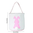 thumbnail image 3 of Gqtwoy Easter Decor Rabbits Tassel Bag, Canvas Tote Bag, Easter Egg Storage, Lightweight and Durable Handbag, Versatile for Home and Outdoor Use, Easy to Clean, 3 of 7