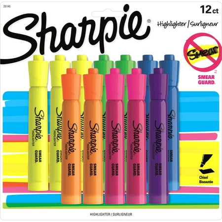 Sharpie Accent Highlighter Chisel Point Style, 12 / (Top 10 Best Highlighters)