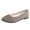 Coffee, variant on Round Toe Women Flat Shoes Slip on Dress Ballet Loafers Ladies Summer Low Heel Comfortable Walking Suede Sandals Mint Green 6