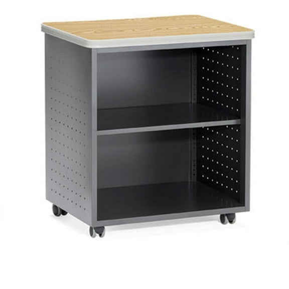 OFM 66745 Pedestal 28" x 20" Top, Oak