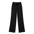 thumbnail image 6 of XuJwPNcy Women Baggy Sweatpants Fall Wide Leg Drawstring Workout Pants Classic Regular Fit Trousers with Pockets(Black,X-Large), 6 of 6