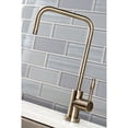 thumbnail image 3 of Kingston Brass KS6193NKL Nustudio Single-Handle Cold Water Filtration Faucet, Antique Brass, 3 of 5