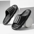 thumbnail image 1 of WILLBEST Robe and Slippers Set Women Men and Women Slippers Bathroom Home Slippers Solid Color Flat Bottom Home Sandals, 1 of 5