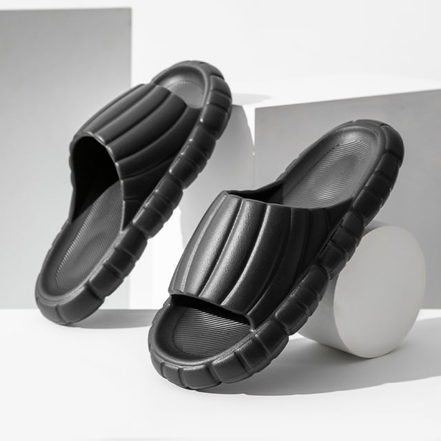 WILLBEST Robe and Slippers Set Women Men and Women Slippers Bathroom Home Slippers Solid Color Flat Bottom Home Sandals