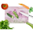 thumbnail image 2 of Carolines Treasures SC2018LCB Flamingos Glass Cutting Board Large, 12H x 16W, multicolor, 2 of 2