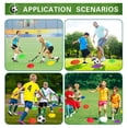 thumbnail image 2 of 12Pcs Colored Spot Marker Non-Slip Agility Markers Flat Cones Dots for Football Basketball Training Dance Practice, 2 of 6