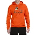 thumbnail image 2 of Wild Bobby, Bee Kind Motivational Inspirational Teachers, Pop Culture, Unisex Graphic Hoodie Sweatshirt, Orange, Small, 2 of 4