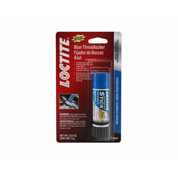 Fijador de roscas LOCTITE 248 azul en barra adhesiva, 9 g, multiusos