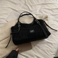 thumbnail image 4 of Bolso Hombro Ante para Mujer Con Correa Ajustable Mano Sólido El (), 4 of 8