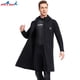 thumbnail image 5 of Sonducket Chaqueta de traje de neopreno de 3MM para buceo, abrigo cortavientos con doble cremallera frontal, traje de Surf para canoa, aeróbic Deportes acuáticos Negro L, 5 of 6