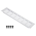 thumbnail image 1 of Cubierta de Ventilación Rectangular Uxcell 12"x3" con Rejilla y Tornillos para Gabinete Tono Plateado, 1 of 6