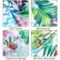 thumbnail image 2 of Tropical Palm Leaf Summer Floral Tablecloth,Vintage Tropical Leaves Print Table Cover 60 x 102 for Tropical Party Decorations,Perfect for Kitchen, Restaurant ,Outdoor Beach,Holiday Picnic Table Cover, 2 of 5
