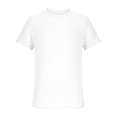 thumbnail image 4 of Homenesgenics Mens Shirts Men Tops T Shirts for Man Men's Summer Solid Round Neck Short Sleeved Knitted T-Shirt White XXL, 4 of 6
