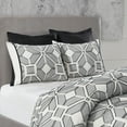 thumbnail image 4 of Natori N  Shandong Black 3 Piece Cotton Yarn Dyed Duvet Cover Set, 4 of 5