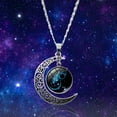 thumbnail image 7 of DESIGNICE Twelve Zodiac Signs Moon Star Pendant Necklace for Women Constellation Birthstone Charm Necklace Silver Choker Jewelry Birthday Gift, 7 of 7