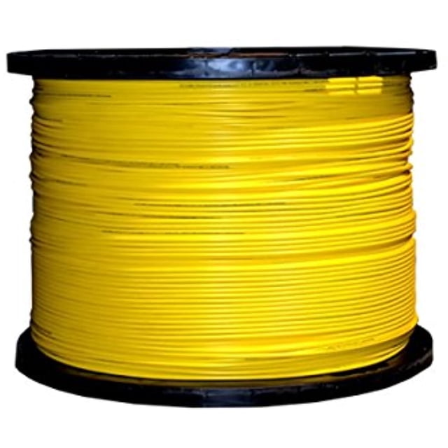 CableWholesale Bulk Zipcord Fiber Optic Cable, Singlemode, Duplex, 9/125, Yellow, Riser Rated, Spool, 1000 Foot (10F1-001NH)