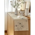 thumbnail image 5 of Table Runner 48 Inches Long for Kitchen Dining, Floral Dresser Scarf Farmhouse, Dining Table Decorations for Wedding/Parties, Spring Flower 13 x 48 In, 5 of 8
