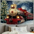 thumbnail image 2 of Pratyus Christmas Tree Tapestry Wall Hanging for Bedroom Dorm Decoration, Holiday Wall Art - Short Plush Fabric, Easy to Hang - Multiple Sizes Available 40x30inch, 2 of 6