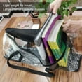 thumbnail image 4 of PVC Tool Storage Bag Portable Simple Transparent Zippered Dustproof Large Capacity Tool Organizer Bag Carry Case For Small Tools Maintenance, 4 of 8
