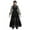 Black, variant on Elegant Historical Gothic Masquerade Wednesday Addams Gown For Adults Formal Dress