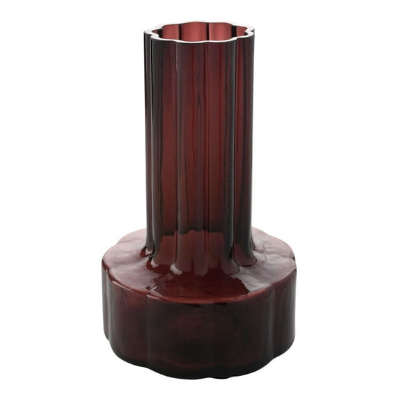 Hestia Burgundy Glass Vase