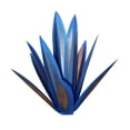 thumbnail image 2 of 1 pieza de planta decorativa pintada a mano, decoración de tienda, 65cm azul oscuro Sunnimix Agave decorativo, 2 of 8