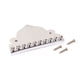 thumbnail image 4 of Toystoory Mandolin Tailpiece Spare Parts Fittings Metal Mandolins Component Instrument Music String Pulling Replacement Replace Part Board Type2 NO2, 4 of 6