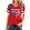 07Red, variant on Toome Women's American Flag V-Neck T-Shirt, 4th of July Independence Day Patriotic Graphic Tee, Soft Short Sleeve Casual Summer Tops, S-3XL