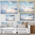 thumbnail image 4 of Designart "White Sky Pure gracefulness I" Landscapes Floater Framed Canvas Print, 4 of 7