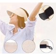thumbnail image 2 of Women's Straw Hat Foldable Hat Straw Hat Girls For Outdoor Golf Tennis Visor Cap, 2 of 3
