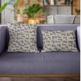 thumbnail image 2 of Plutus Brands Blue Plutus Angles Abstract Luxury Throw Pillow 16 in x 16in, Double Sided 16" x 16", 2 of 8