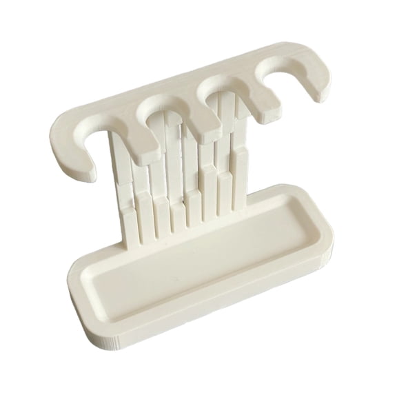 Ruanlalo Toothbrush Head Holder Electric Toothbrush Head Stand Toothbrush Organizer Holds 4 Toothbrush Head for Oral-B Bathroom Sink Storage